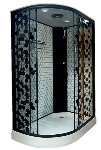 Душевая кабина ДАНА 65 R 120*80*215 (соты) низкий поддон (3 места)