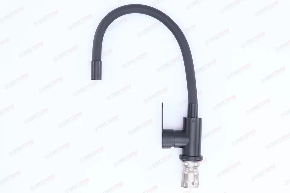 Смеситель д/кухни нерж/сталь ZERIX DAX-011 BLACK REFL.BLACK 10 шт/ящ