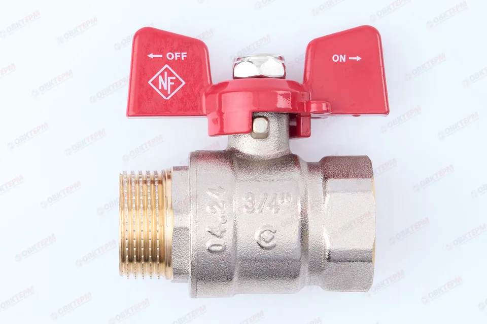 Кран шаровый    NOLF Classic     3/4" ВН   бабочка   усиленный  (80/10)