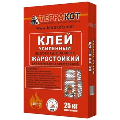 ТЕРРАКОТ Клей усиленный жаростойкий 5 кг (216 шт/пал)