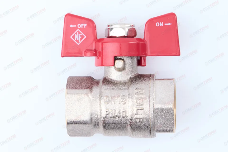 Кран шаровый NOLF Classic 1/2" ВВ бабочка усиленный (96/12)