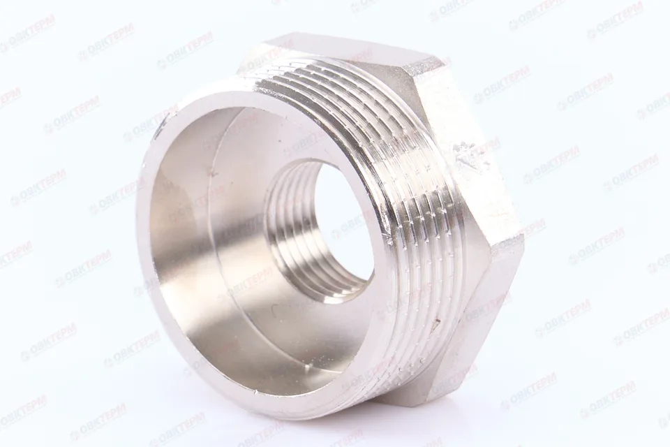 Футорка 1 1/2" - 1/2" Никель ZEISSLER (65/5)