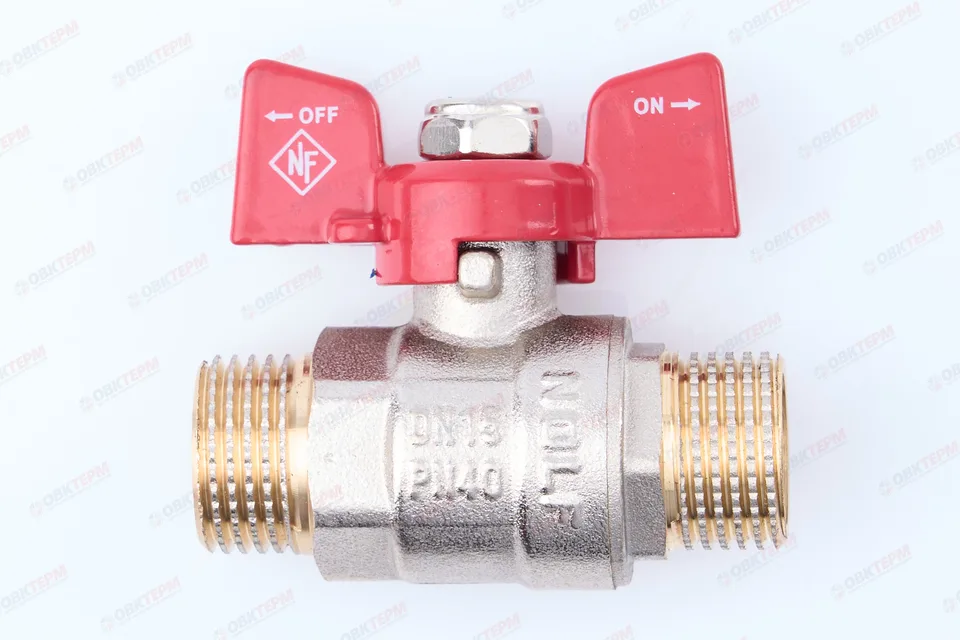 Кран шаровый    NOLF Classic     1/2" НН   бабочка   усиленный  (96/12)