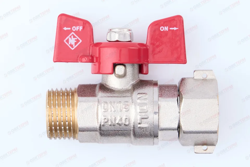 Кран шаровый   NOLF Classic     1/2" ВН   бабочка  с НВ СНГ  (112/14)