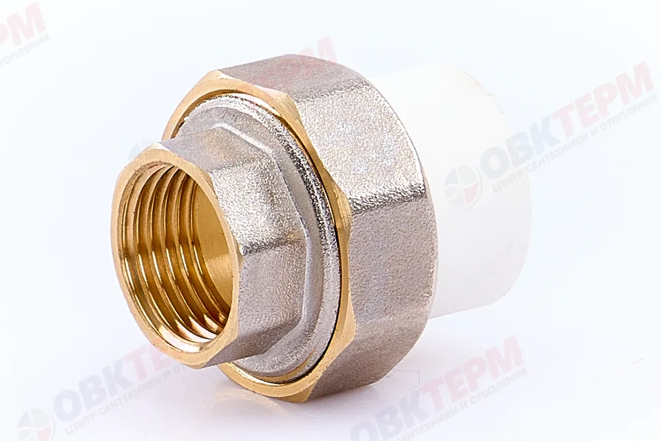 Разборное соединение  20 * 1/2" в    (белый)  (180 шт/ящ)  KOER