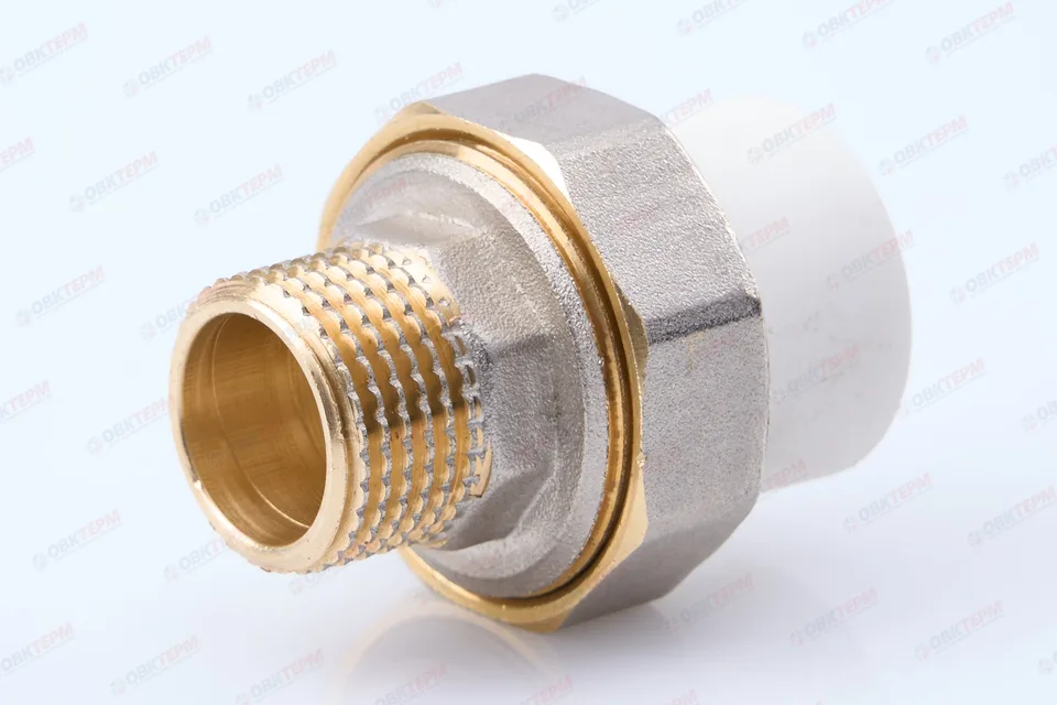 Разборное соединение 20 * 1/2" н    (белый)  (160 шт/ящ)  KOER