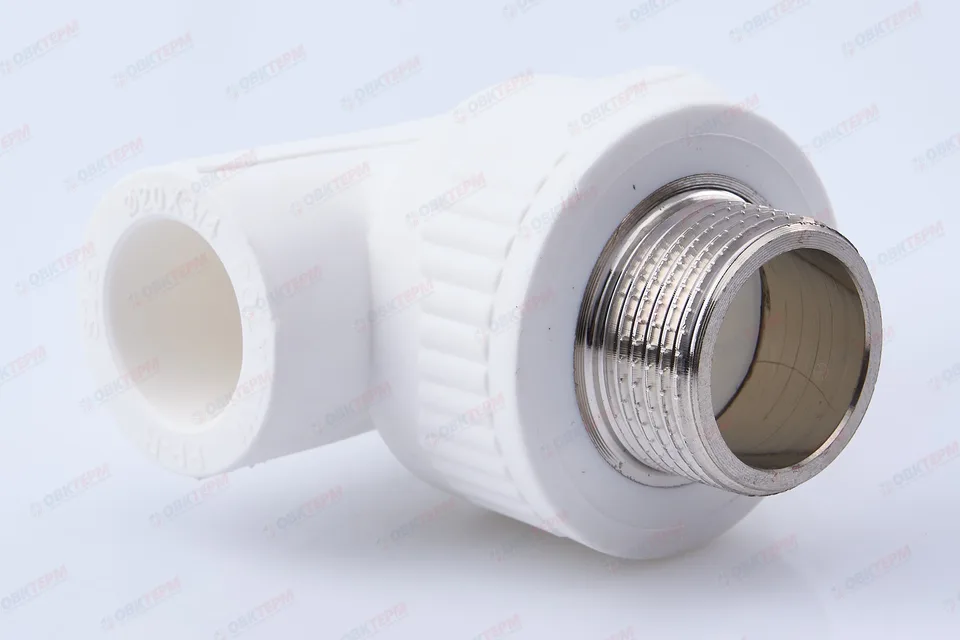 Тройник с МРН 20 * 3/4" * 20     (белый)   (75/5)  (TIM)