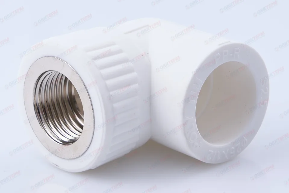 Угол с МРВ  25 * 1/2"      (белый)   (100/10)  (TIM)