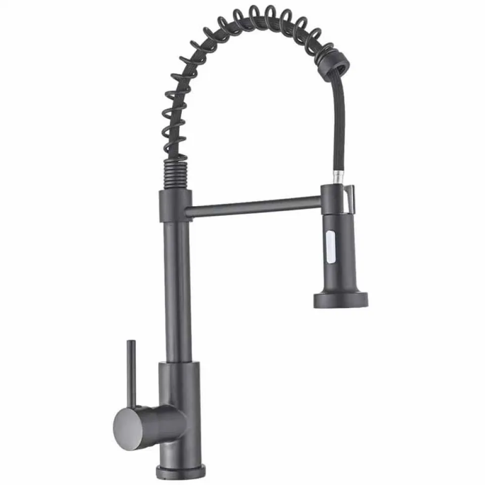 Смеситель д/кухни MIXXUS PREMIUM SPRING 017 GRAPHITE Ø35 (8 шт/ящ)