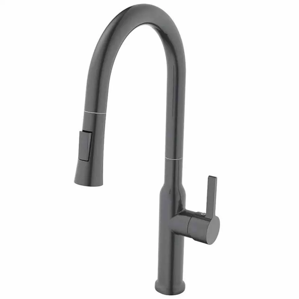 Смеситель д/кухни MIXXUS PREMIUM PULL 014 GRAPHITE Ø35 (8 шт/ящ)