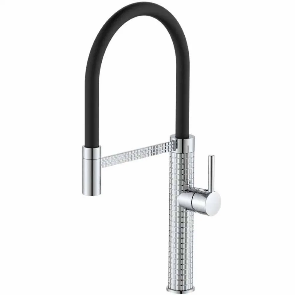 Смеситель д/кухни MIXXUS PREMIUM OLIWER 017 REFL.BLACK Ø35 (8 шт/ящ)