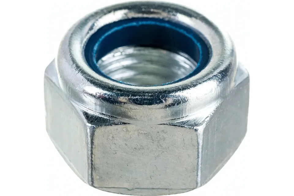 Гайка шестигранная М16.0 кл.пр. 6 (DIN985) Р (самостоп.) (уп. 2 шт.) Металвис