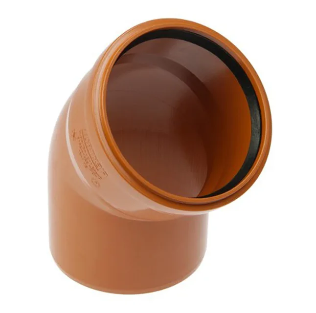 Отвод 110* 45*  DORON (рыжий) (1/50)