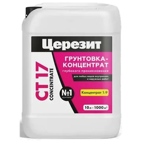 Ceresit Грунтовка CT 17/ 5 л. Концентрат (120 шт/пал )