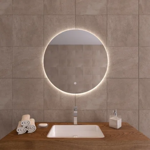 Зеркало  600 круглое Bingo с LED подсветкой и сенсорным выкл.Кайман Glassiko