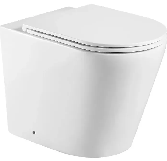 Унитаз приставной (БЕЗ БАЧКА) MIXXUS PREMIUM BEVEL-0701-T1, сист. смыва TORNADO (580х365х430)