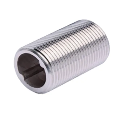 Ниппель под сгонный ключ   1/2" - 40   Никель ZEISSLER                 (100/10)