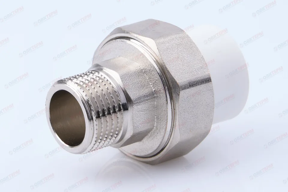 Разборное соединение  20 * 1/2" н    (белый)    (TIM)