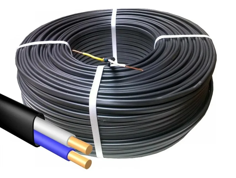 Кабель ВВГ-П 2х1,5 (нг-LS) (100м) ЭНЕРГОМИР