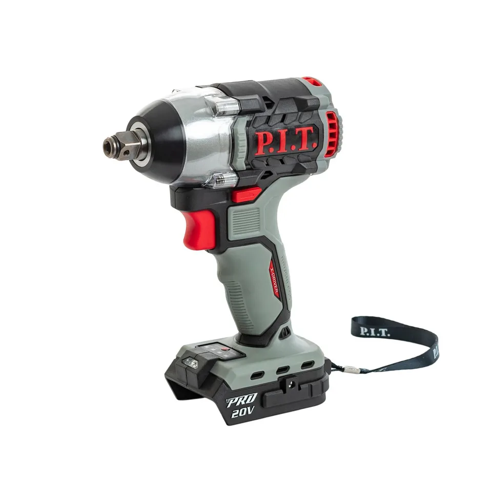 Гайковерт аккум. ударный P.I.T OnePower (Б/Щ 20В, 300Нм, 1/2", SOLO без АКБ и ЗУ (1/4))