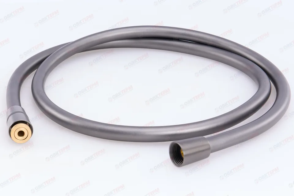 Шланг д/душа KOER KB-0804-150-07 силиконовый 150 см * (Цвет графит) (30 шт/ящ)