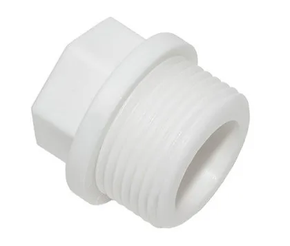 Заглушка резьбовая 25х3/4" БЕЛАЯ PP-R (BAREON) (200/50)