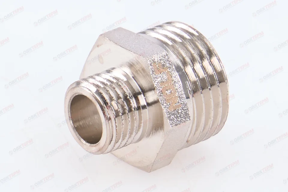 Ниппель      1/2" н  -  1/4" н  никель   NOLF Classic   (800/100)
