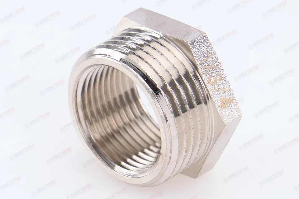 Футорка   1" - 3/4"   Никель NOLF Classic F0810-N                   (400ящ/50шт)