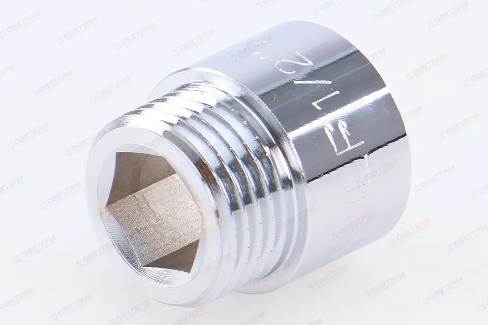 Удлинитель       1/2" ,15 мм,  хром    NOLF Classic   (320шт/ящ)
