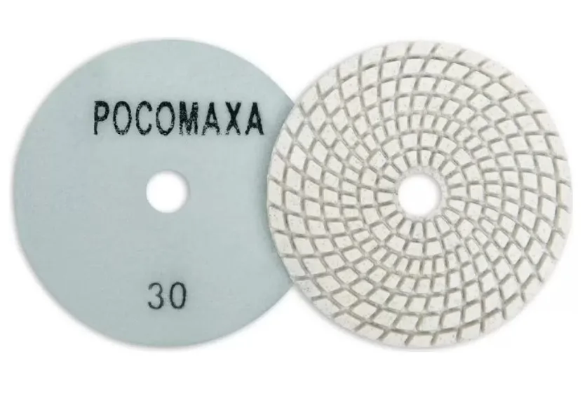 Круг алмазный гибкий шлифовальный d100 мм, зерно P30 (5шт/уп) Росомаха