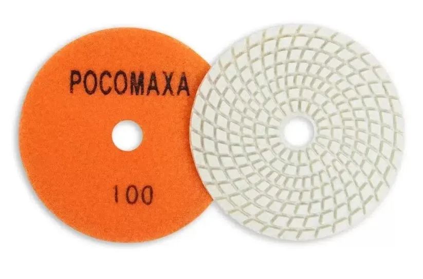 Круг алмазный гибкий шлифовальный d100 мм, зерно P100 Росомаха