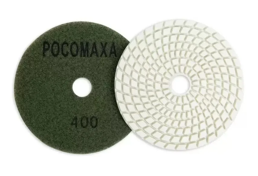 Круг алмазный гибкий шлифовальный d100 мм, зерно P400 (4шт/уп) Росомаха