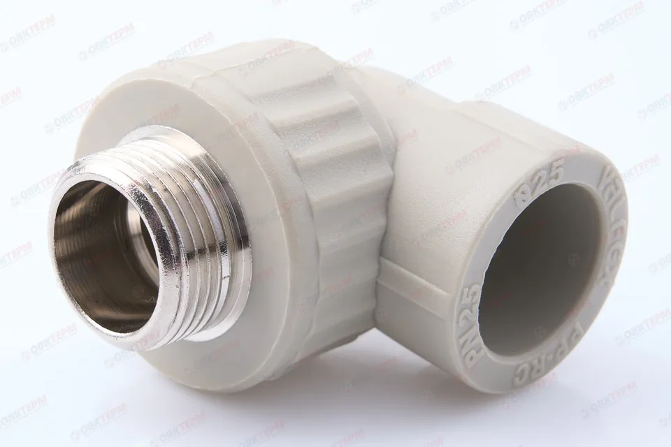 Угол с МРН 32 * 3/4" (VALFEX) серый (75/15)