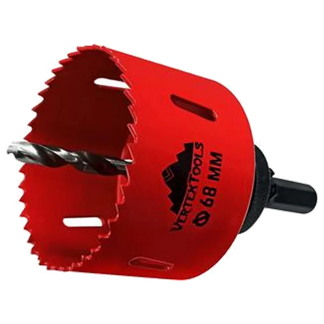 Коронка BIMETAL с хвостовиком 68мм  VERTEX