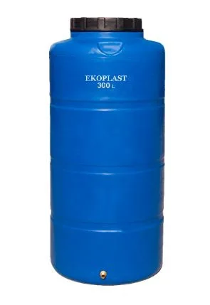 Емкость   ЭКОПЛАСТ       300л   вертикальная  Синяя ОВБ 300  (в125*д59)