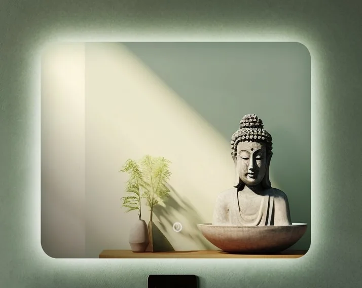 Зеркало EvaGold 100 "Maria/Мария" прямоугольное с LED подсветкой