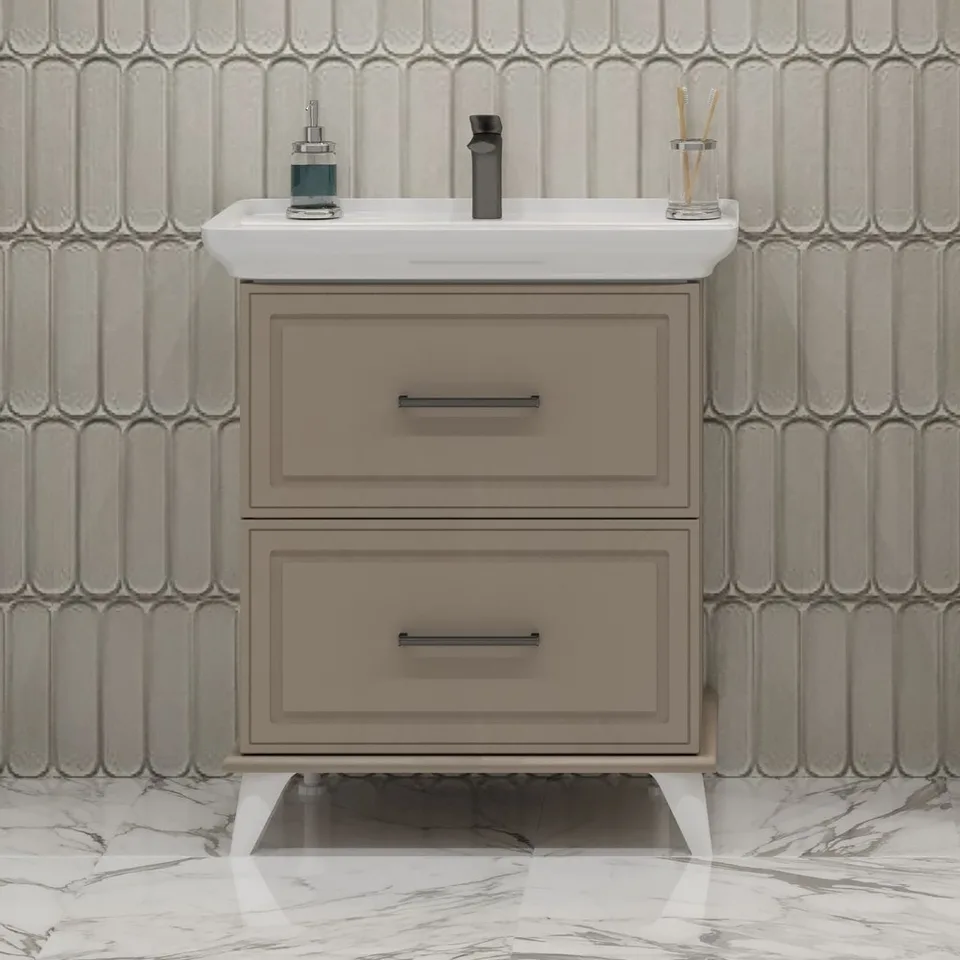 Тумба напольная EvaGold 75 №2 "Майкл" (ум. Дуглас 750), цвет мокка мусс