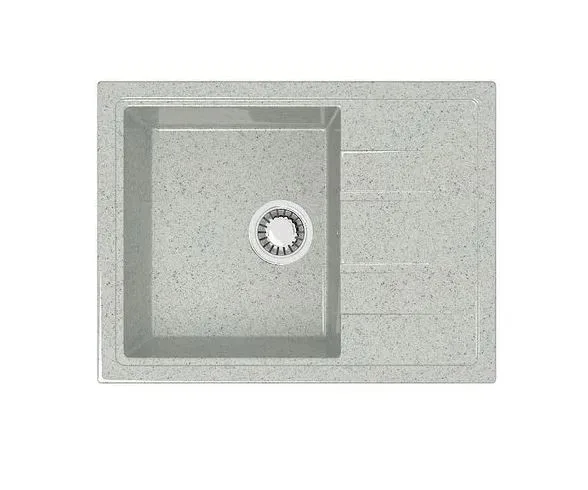 Мойка прямоугольная HORKE / SIMGRAN S-17 СЕРЫЙ МАТОВЫЙ 570*470мм