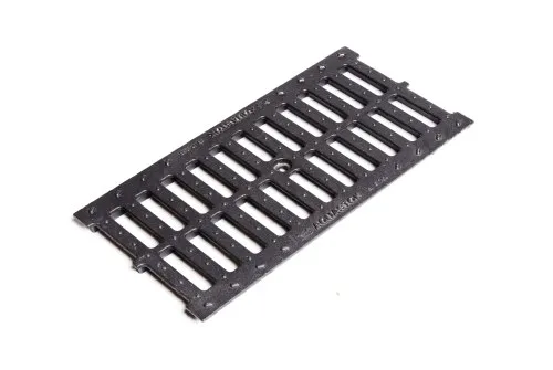 Решетка РЧЩ Norma DN200 С250 чугунная щелевая (500х245х23мм)