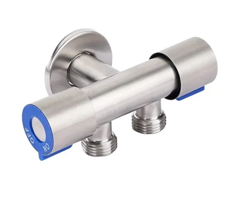 Кран для подкл. с/т приборов       TIM     1/2" - 1/2" - 1/2",   2 выхода в одну сторону    (30/1)