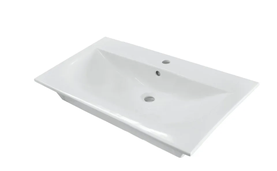 Умывальник мебельный Sanita Lux Breeze 80 ВКС Белый S1 800х160х471