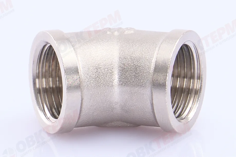 Угол  45° 1/2 ВВ Никель ZEISSLER                   (10шт/160ящ)