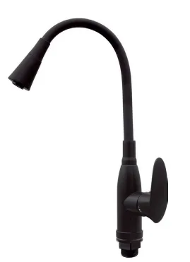 Смеситель д/кухни PLAMIX CEZAR-011-B MATTE BLACK REFL.BLACK  (20 шт/ящ)