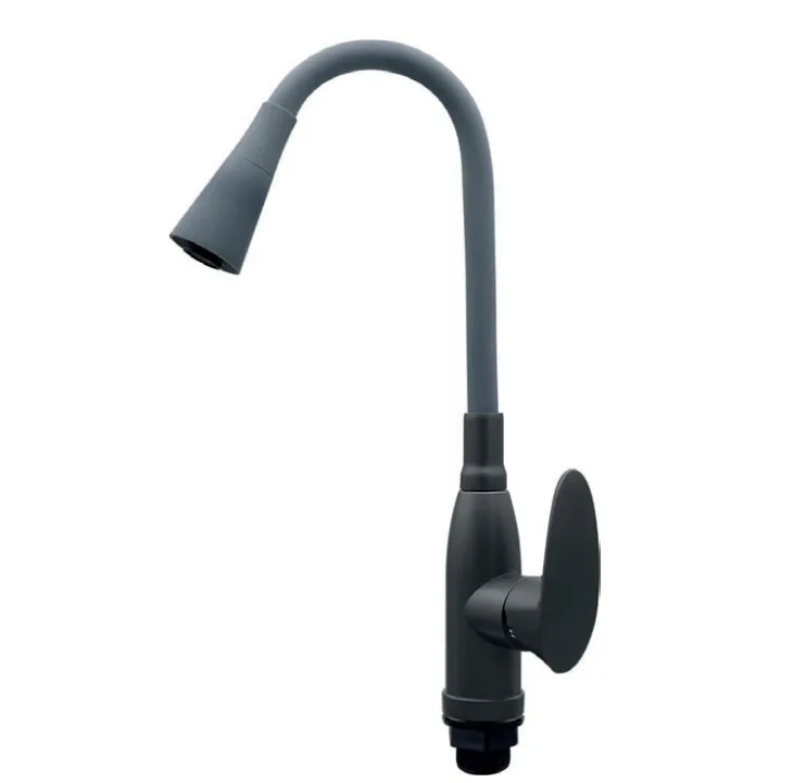 Смеситель д/кухни PLAMIX CEZAR-011-B SET GRAPHITE REFL.GRAY (20 шт/ящ)