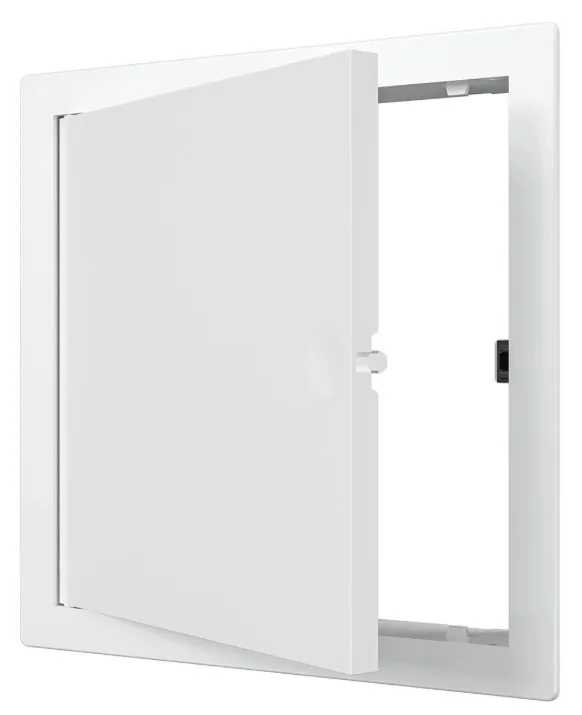 Люк ревизионный EVECS LN фланец 150*150, нажимной 172*172 пластик Эра