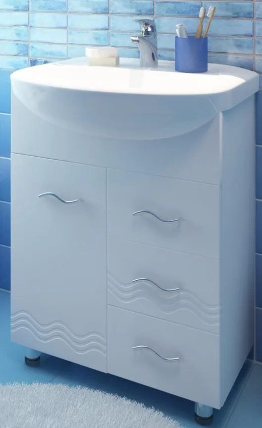 Тумба напольная EvaGold  60 № 2 "Волна" (ум Элегия 60)