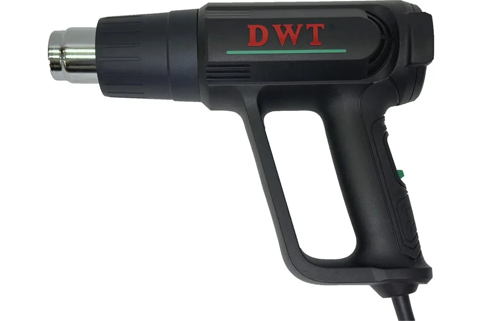 Фен строительный DWT (2 кВт, 60-600 °С, 300-500 л/мин, LED-дисплей)