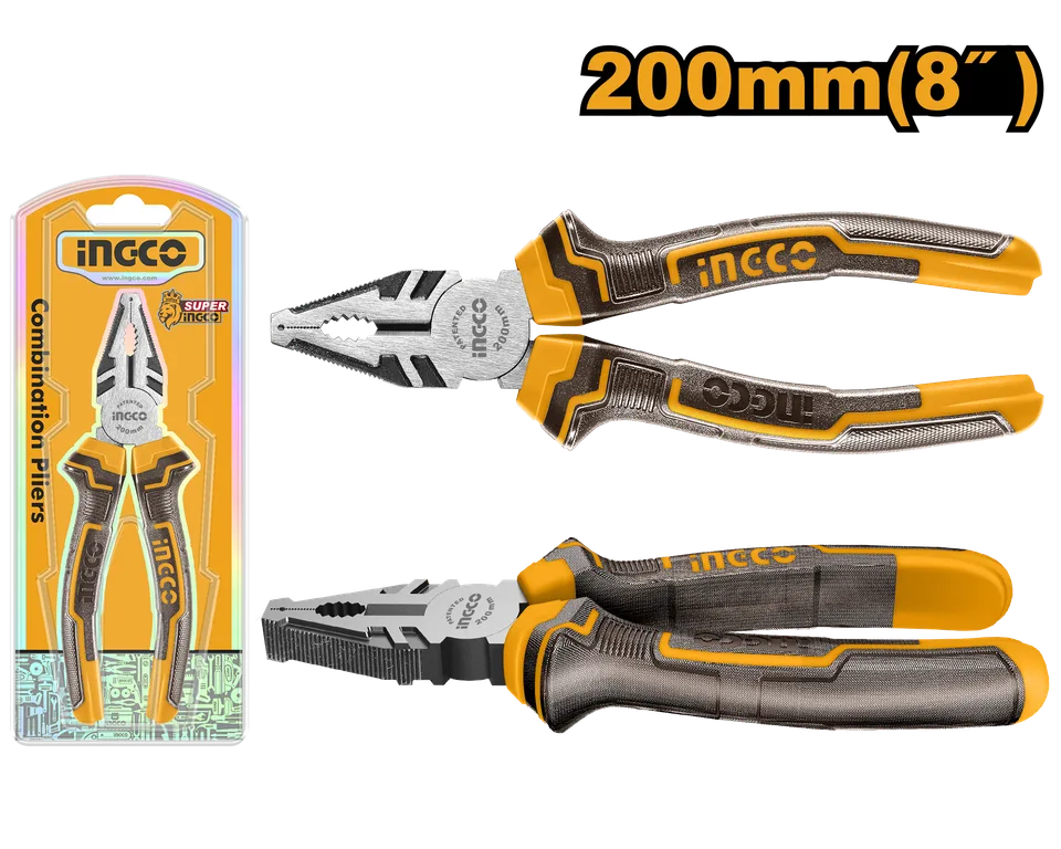 Плоскогубцы комбинированные 200мм INGCO HCP08208