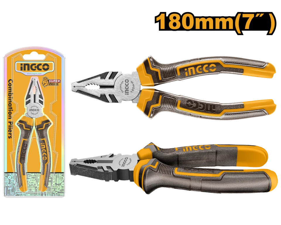 Плоскогубцы комбинированные 180мм INGCO HCP08188