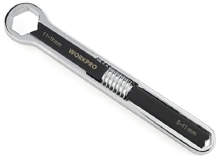 Ключ универсальный регулируемый гаечный (5 -11мм, 11-16мм, 9/32"-5/8") метрич,дюйм WORKPRO, Китай